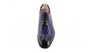 CHAUSSURE PATINEE MONTE CARLO BLEU SAPHIR - Bout fleuri