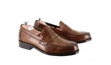 MOCASSIN LARVOTTO MARRON ALEZAN