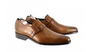 RIVIERA BUCKLES SHOES CHESTNUT BROWN 