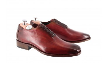 CHAUSSURE PATINEE RICHELIEU MONTE CARLO ROUGE CARDINAL