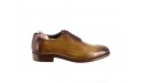 CHAUSSURE PATINEE MONTE CARLO MARRON GOLD - Bout lisse