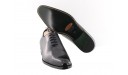 CHAUSSURE RICHELIEU MONACO FUME GRIS ANTHRACITE