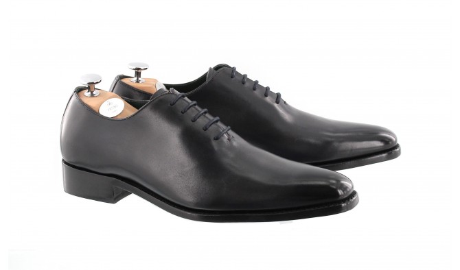 CHAUSSURE RICHELIEU MONACO FUME GRIS ANTHRACITE