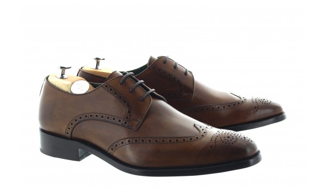 CHAUSSURE DERBY NOTARI MARRON ALEZAN