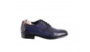 CHAUSSURE PATINEE MONTE CARLO BLEU SAPHIR - Bout lisse